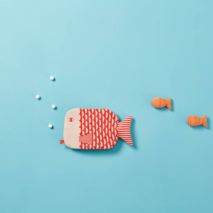 Donna Wilson – wholesale Hot/cold compress – Finn Hot Water Bottle - Orange2