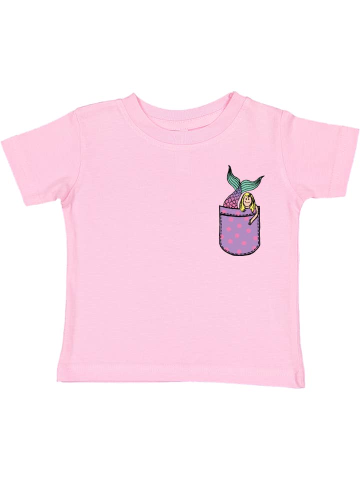 Pocket Mermaid Tee for wholesale by Poseys