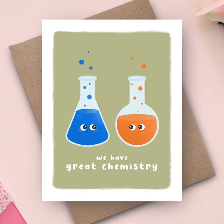 We Have Great Chemistry Card for wholesale by Pockets of Paper