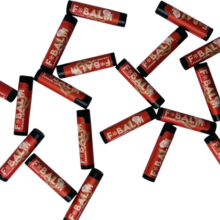 18-CASE PACK *SPRING* Caramel Latte Flavoured Lip Balm for wholesale by The F*Balm