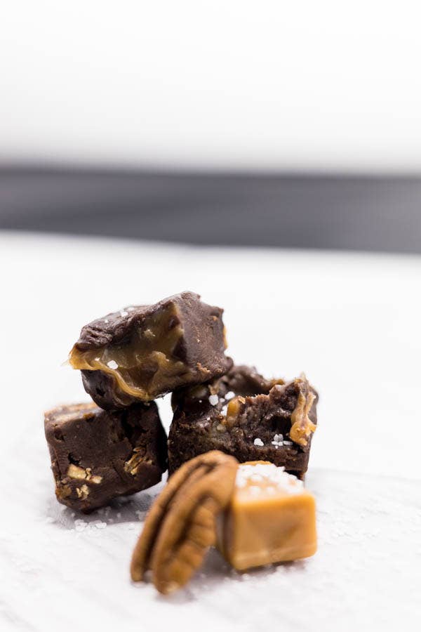 The Fudge & Snack People - Lorie's Fudge - Wholesale Fudge - Salted Turtle1