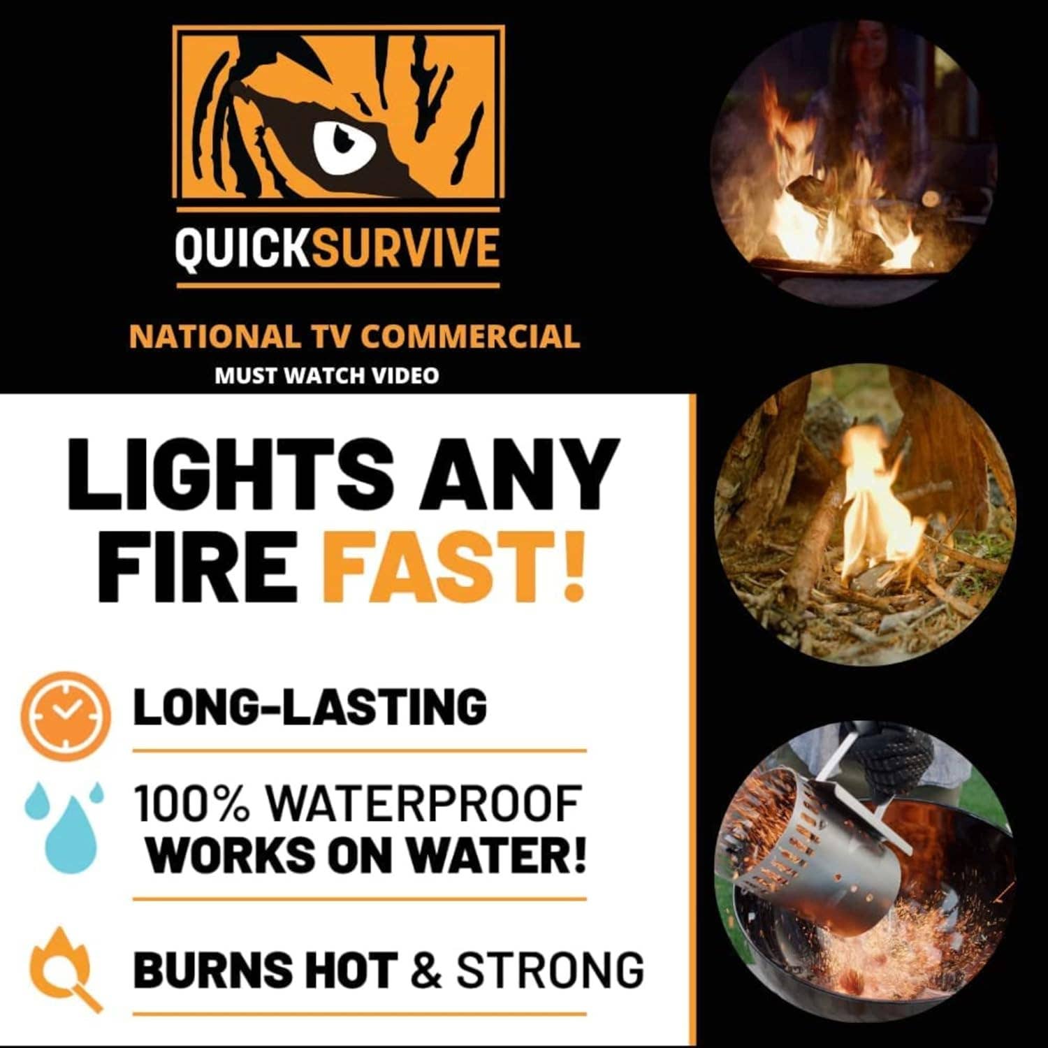 Innovarix - Wholesale Fire Pit - All-Purpose Waterproof Fire Starters 12pack8