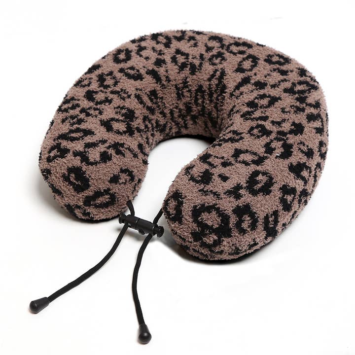 Fashion City - Wholesale Travel Pillow - Soft Leopard Print Travel Neck Pillow14