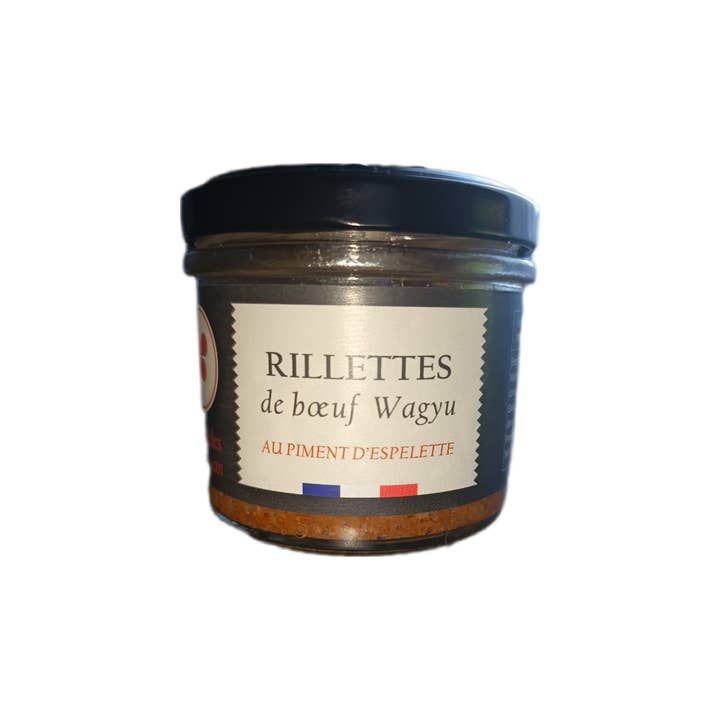 beef factory - Venta al por mayor Comida preparada de larga conservación - Rillettes de ternera wagyu con espelelette de pimiento
