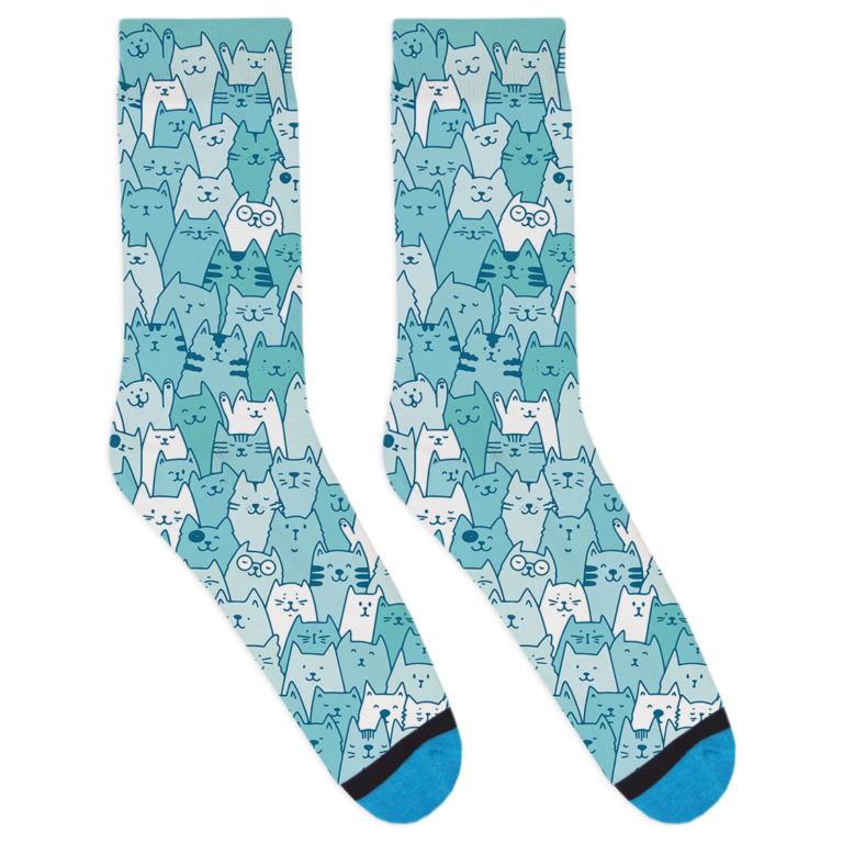 DivvyUp - Wholesale Socks - Unisex - Cat Breeds Socks0