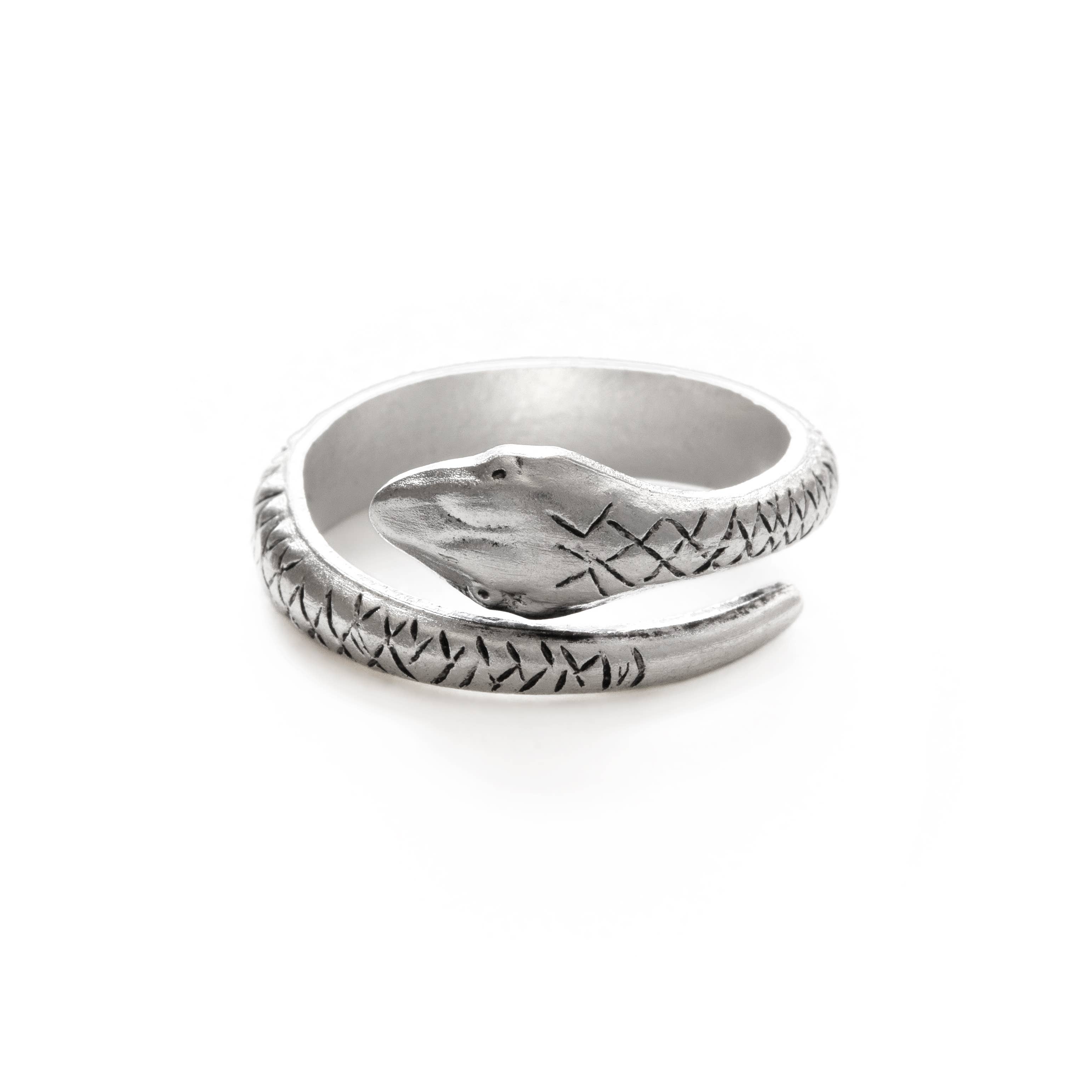 Mind's Eye Design - Wholesale Band/gestapelde ring - Ophidiaan ring- zilver