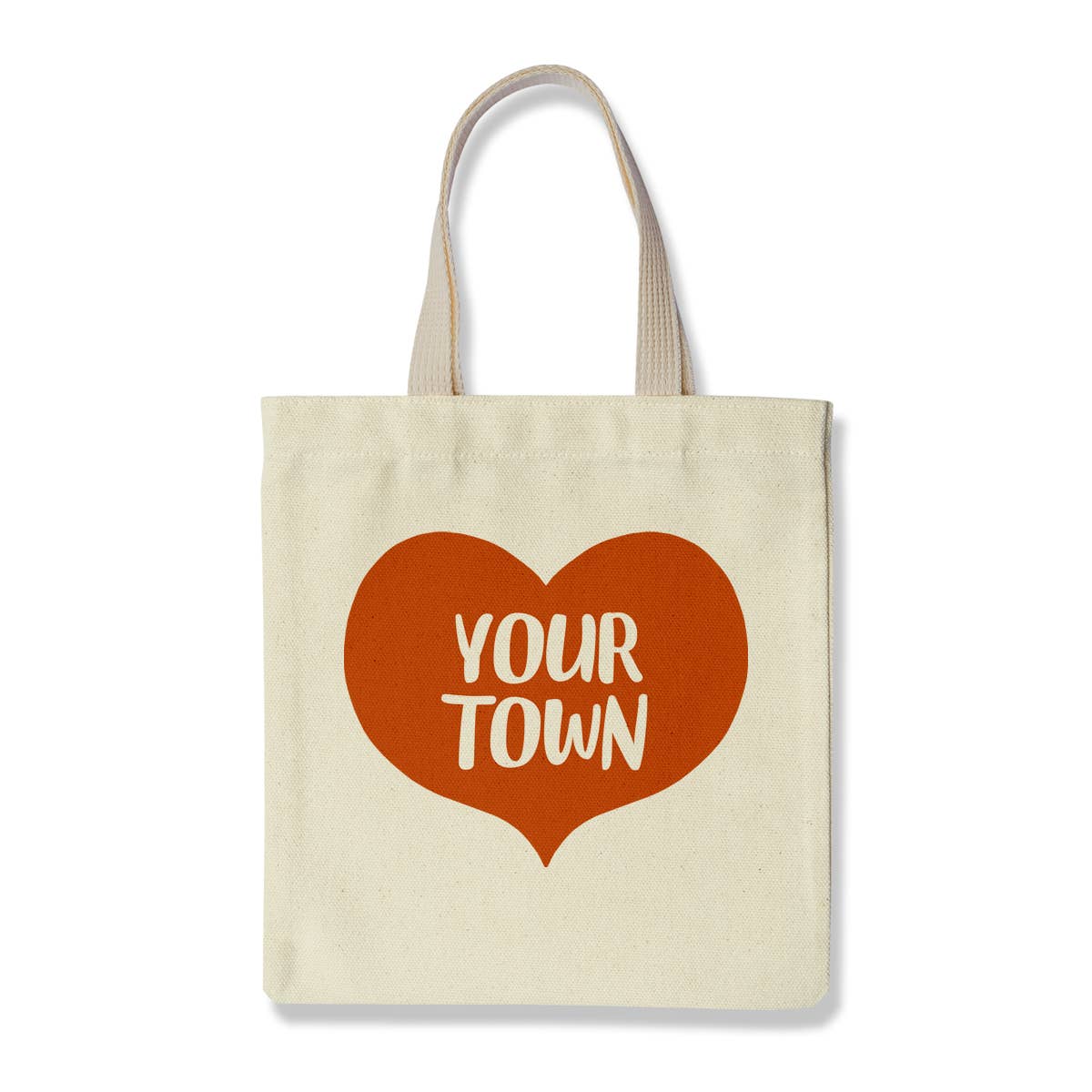 Rock Scissor Paper – Großhandel Tragetasche – Damen – Personalisierte City-Tragetasche — großes Herz mit Aufschrift „Name Drop“ -Design14