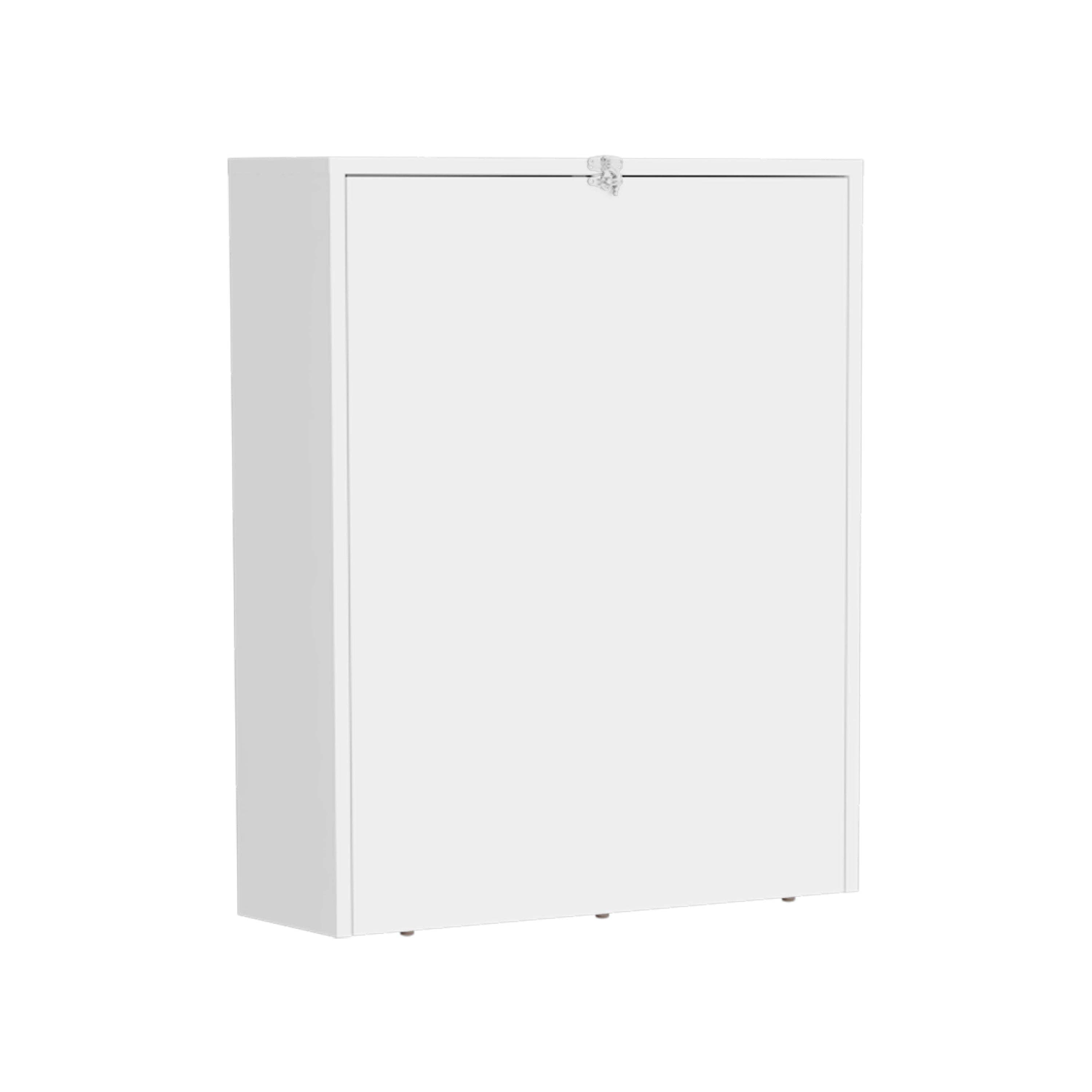 Vit Kaplar 33 ”brett x 23" djupt hopfällbart bord med fyra hyllor, flytande bord, infällbart bord, flytande skrivbord, strykbord vit för wholesale på Faire4