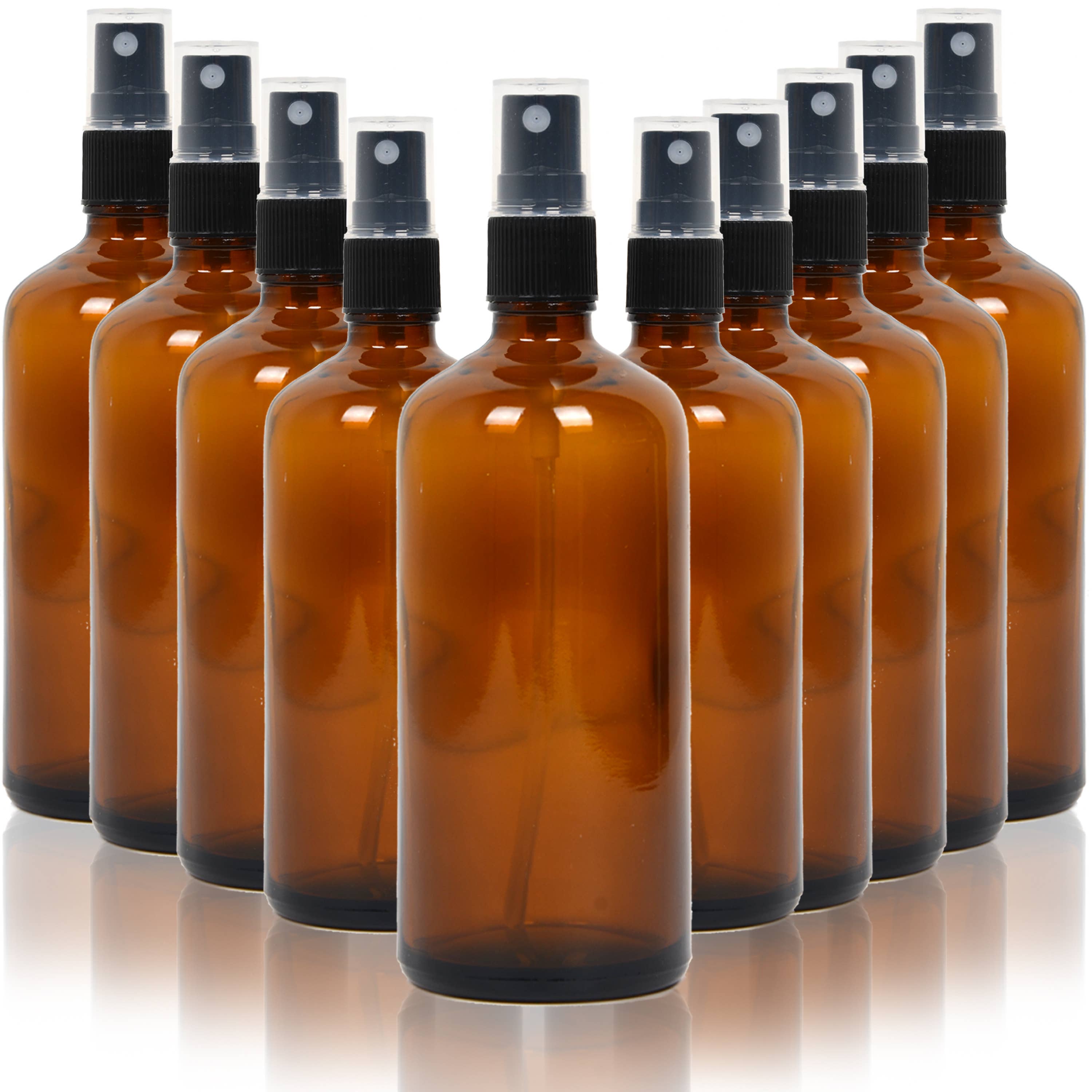 Youngever - Vente Vaporisateurs - Youngever Lot de 10 vaporisateurs en verre vides de 4 oz - Ambre1