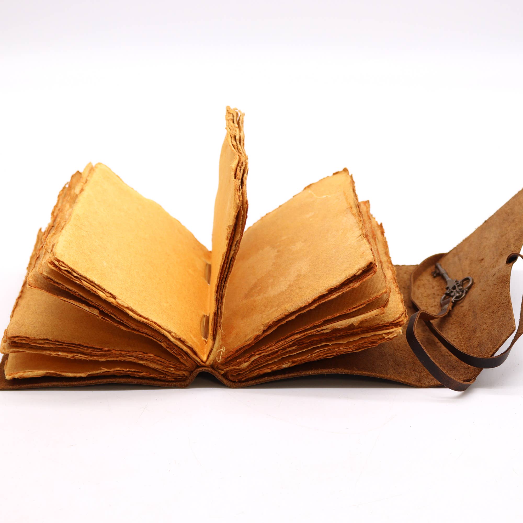 Ancient Wisdom - Wholesale Notebook - Oiled Leather & Key (13x18cm)3
