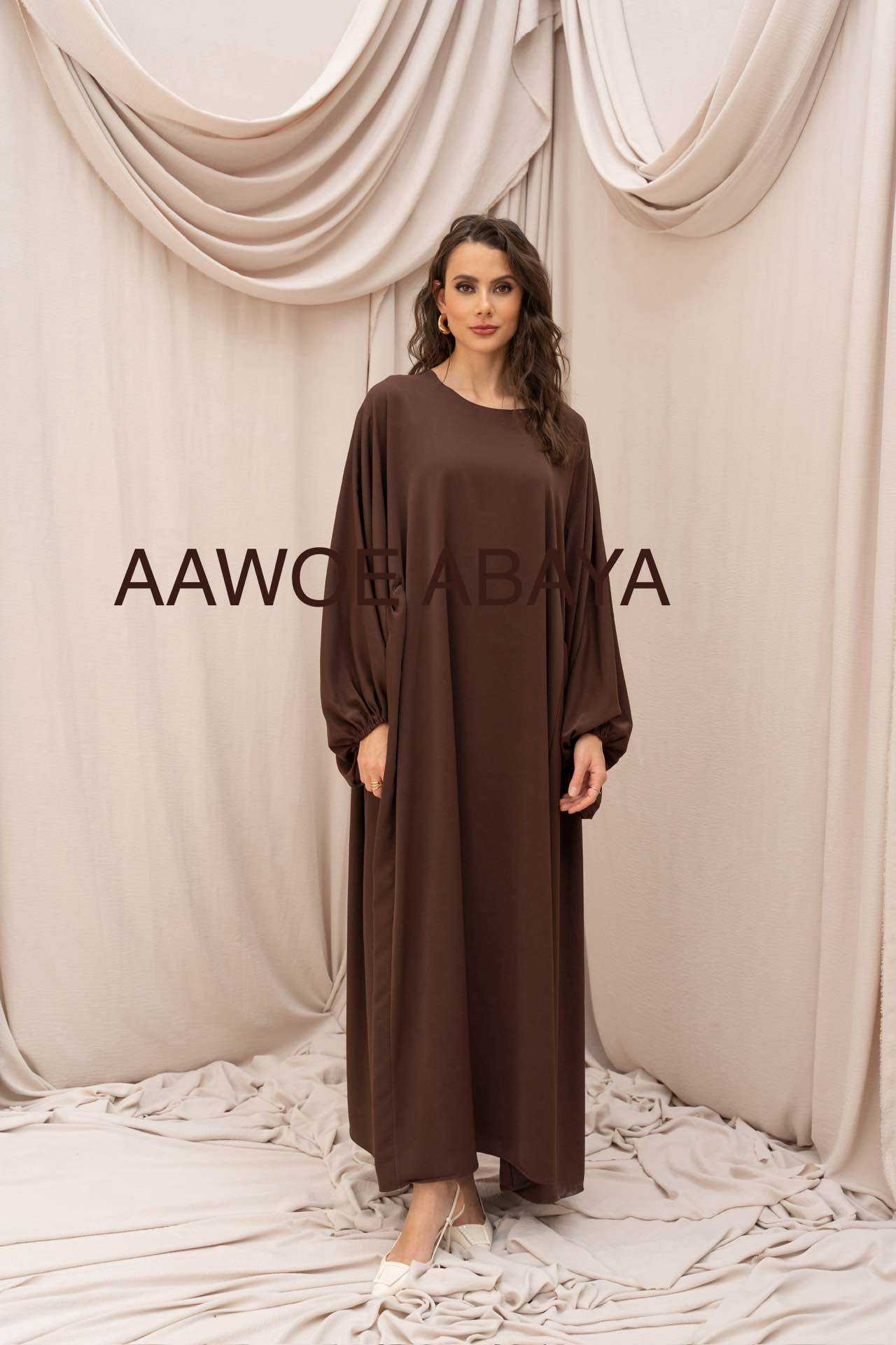 Aawoe Abaya - Wholesale Dress - Women's - Elegant Abaya Dress - 2466-ROB42