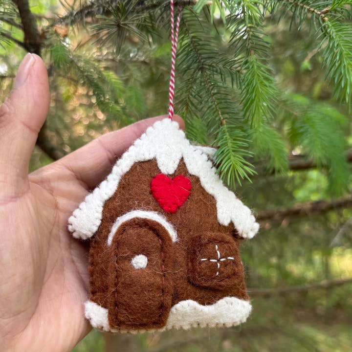 Lungta Imports - Wholesale Ornament - Hand-Felted Farm Animals Christmas Ornaments – Fair Trade 3
