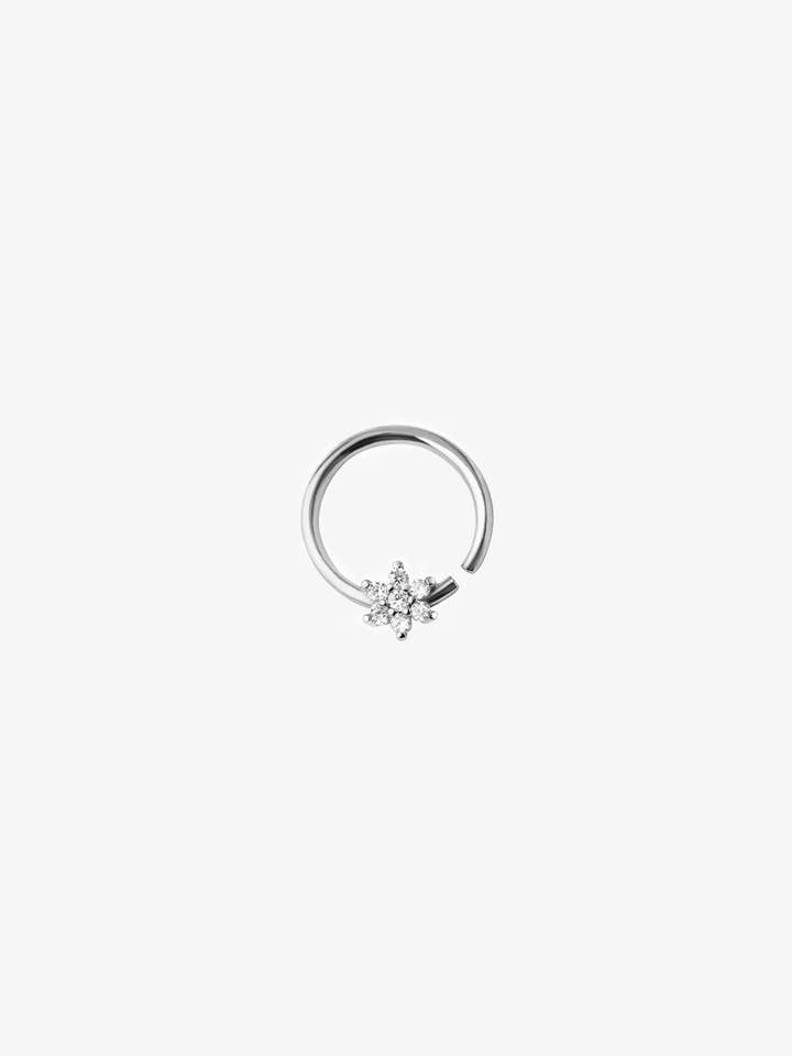 Ear Hoop Piercing Star Silver para venta al por mayor de Kalk Store