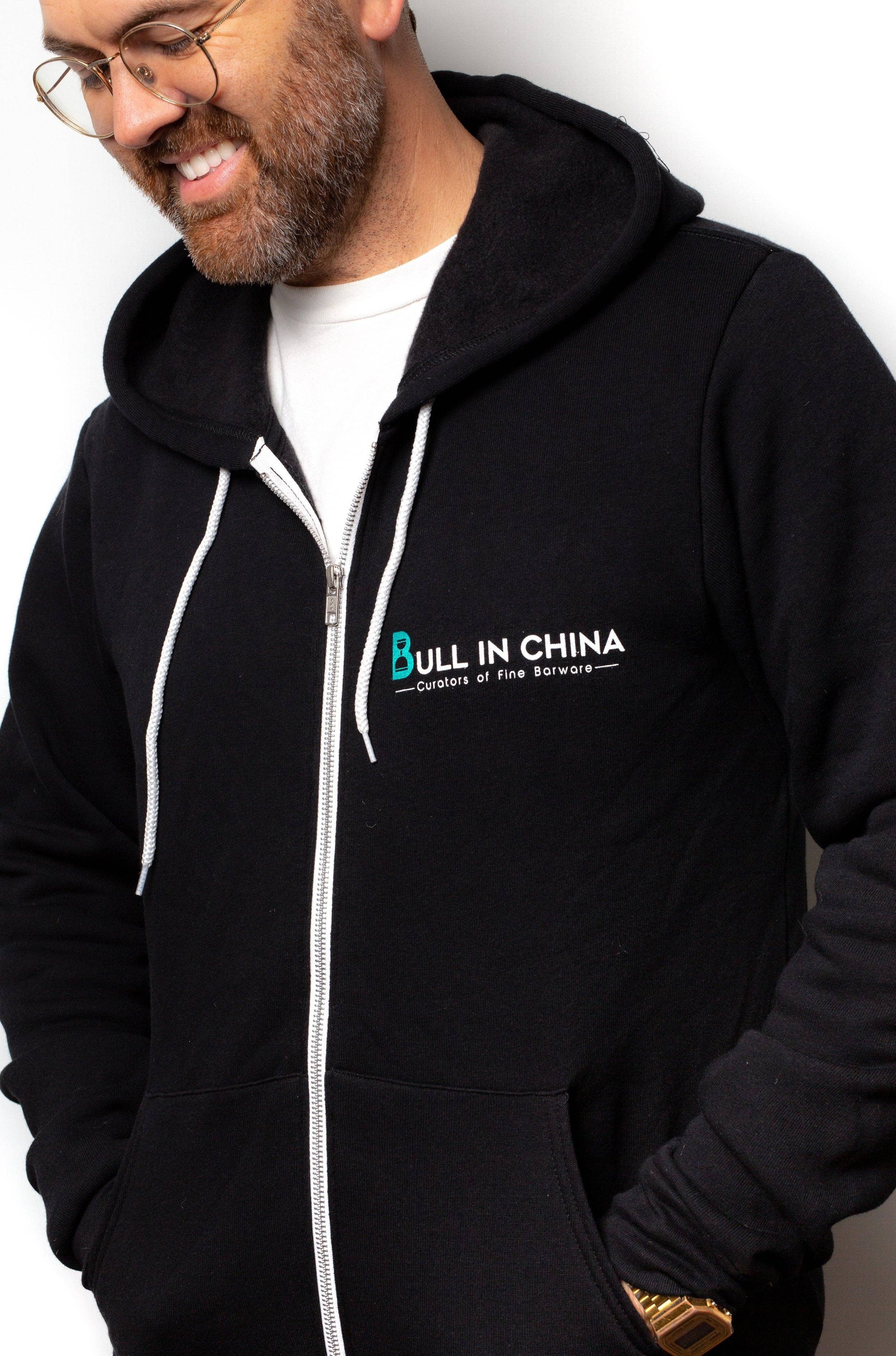 Bull in China - Vendita all'ingrosso Felpa con cappuccio - Unisex - Felpa con cappuccio - Nessuna religione, Nessuna politica (Nero)4