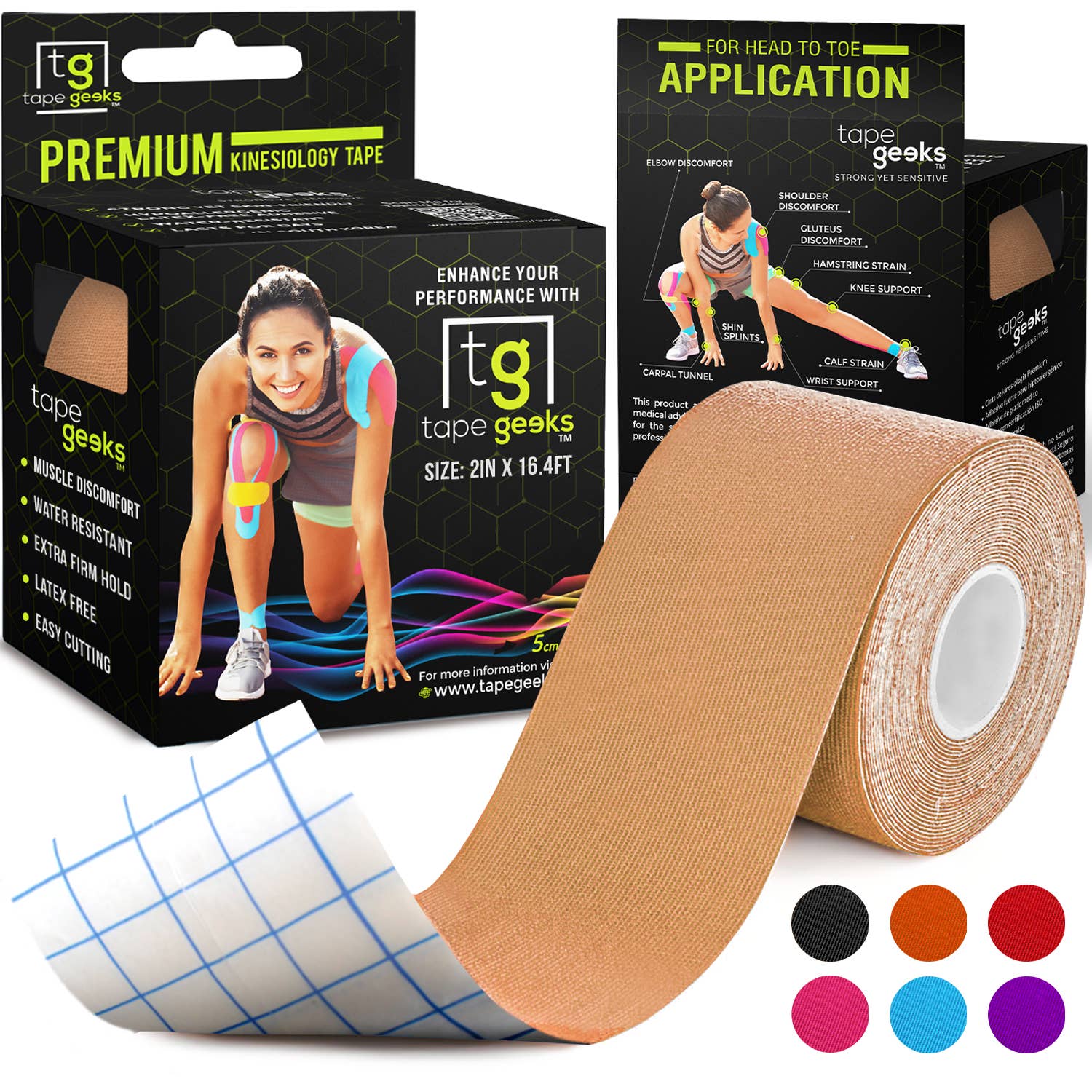 Tape Geeks – Engroshandel Sport og udendørs – 2“ Premium Kinesiologi Tape12