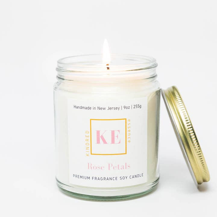 Rose Petals - Soy Candle for wholesale by Kindred Essence