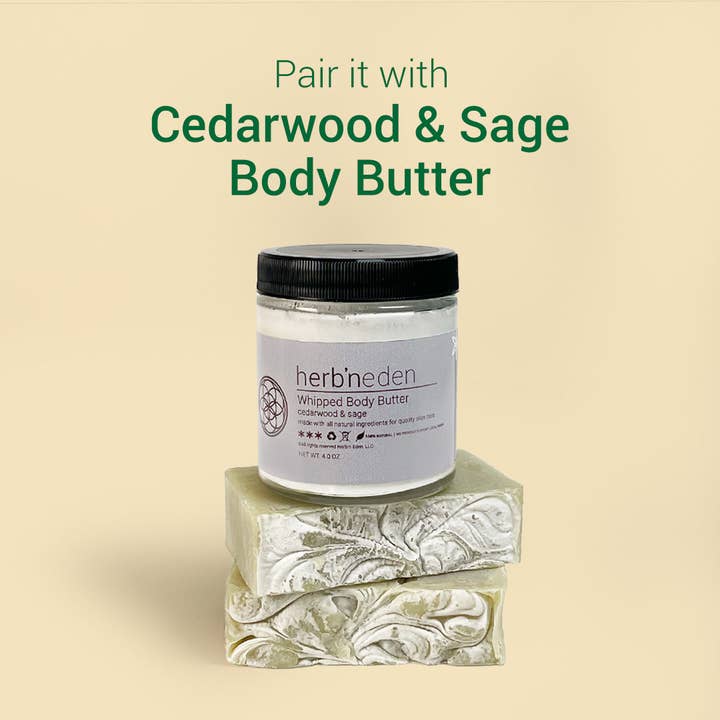 Herb'N Eden - Wholesale Bar Soap - Cedarwood & Sea Clay Bar Soap