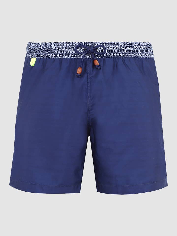 Pantaloncini da bagno Trawangan Intense blu per la vendita all'ingrosso da parte di GILI'S