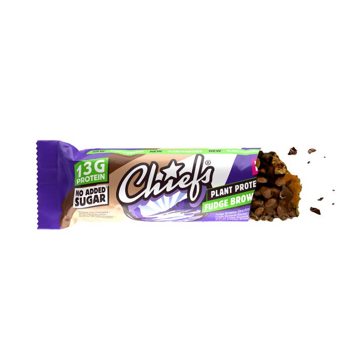 Chiefs - Wholesale Snack Bar - Chiefs Plant Protein Bar Fudge Brownie 55g3