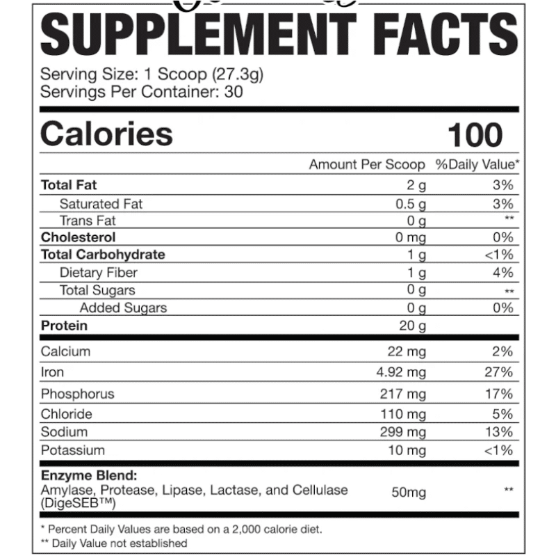 L&F Universal Goods – wholesale Protein/superfood powder – Axe & Sledge Plant Fed Vegan Protein Powder Vanilla Coconut1