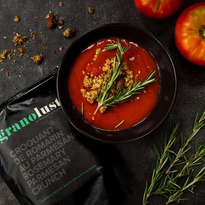 Granolust – wholesale Granola – Rosmarin parmesan salta Granola kluster3