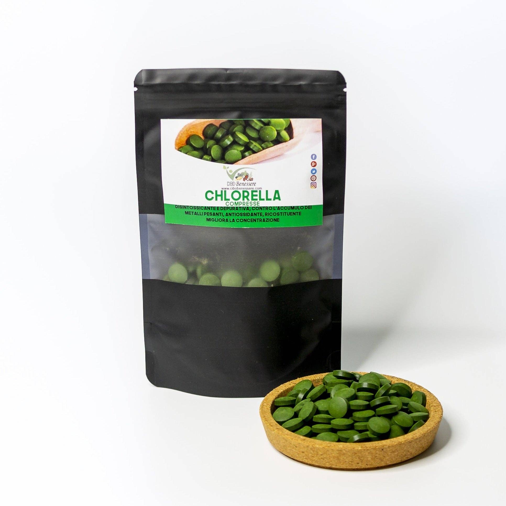 Cibobenessere - Wholesale Oral Supplement/Vitamin - Chlorella in Organic Tablets0