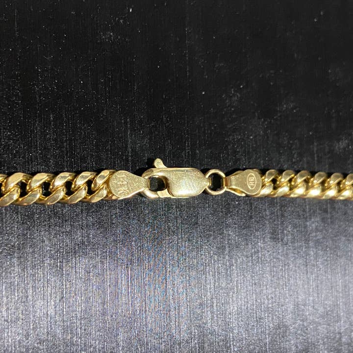 Prestige Jewelry - Wholesale Link & Chain Necklace - Solid Real 14k Gold Miami Cuban Link Chain 20in 5mm