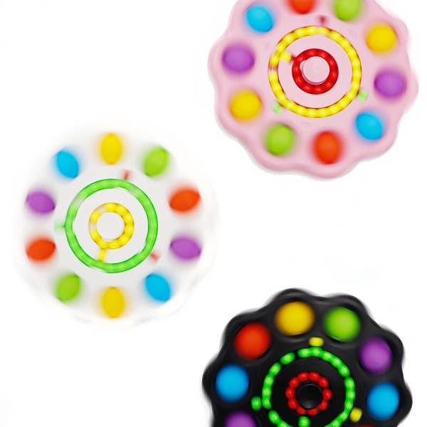 Cap Zone - Venta al por mayor Pelota antiestrés - Niños - Juguete spinner sensorial simple con hoyuelos de Push Pop1