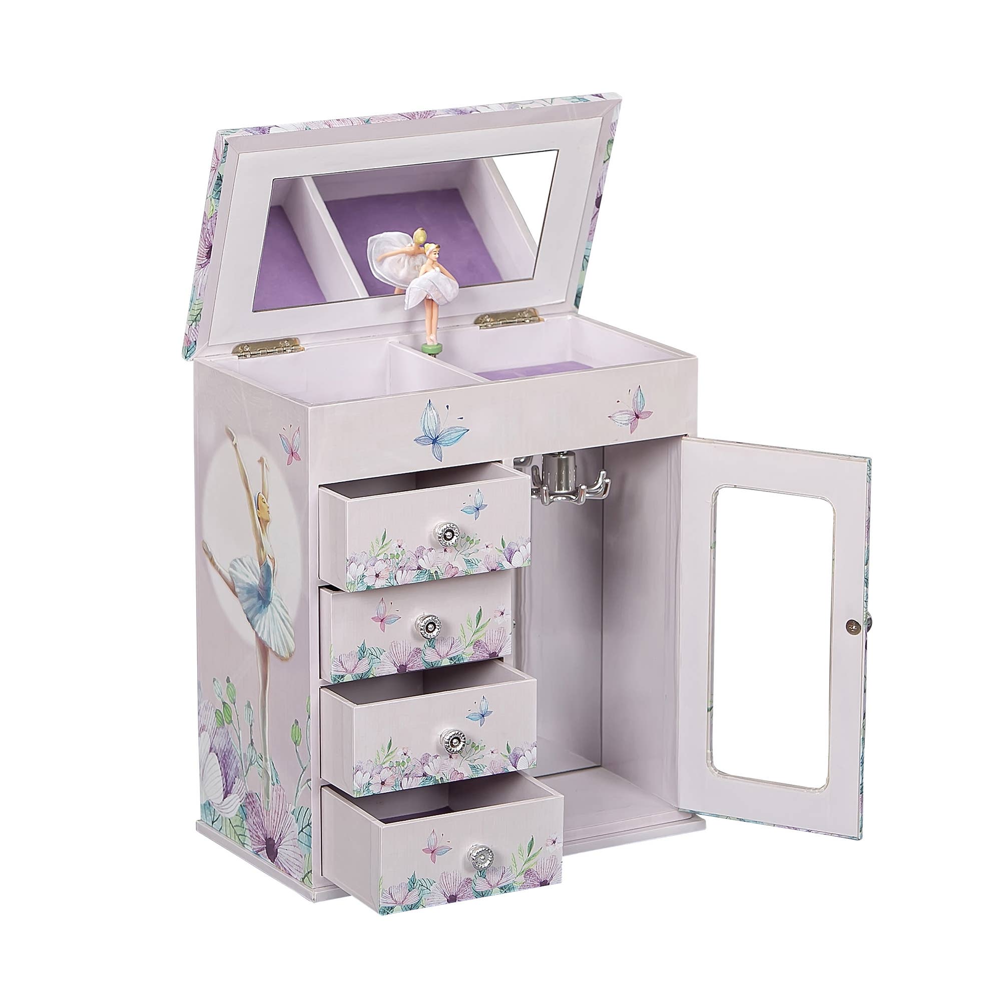 Mele and Co - Wholesale Jewelry Box/Organizer - Kids - Mele and Co Liliana Girls Musical Ballerina Jewelry Box3