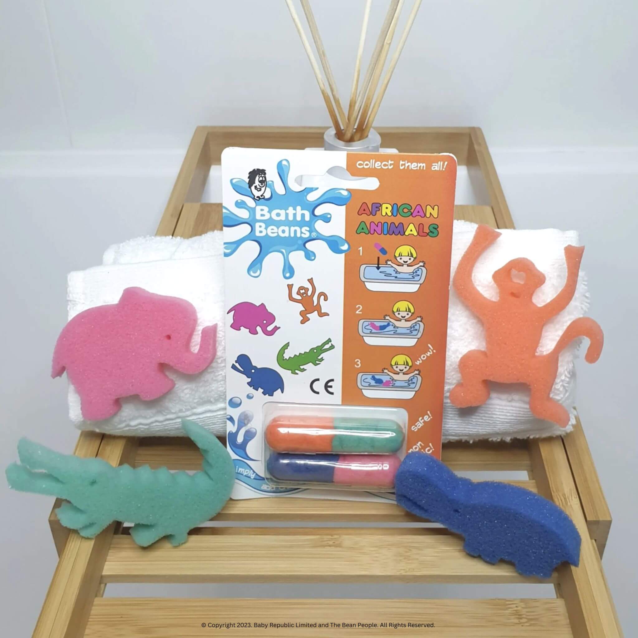 Baby Republic - Venta al por mayor Juguete para la bañera - Bebés - African Animal Bath Beans®2