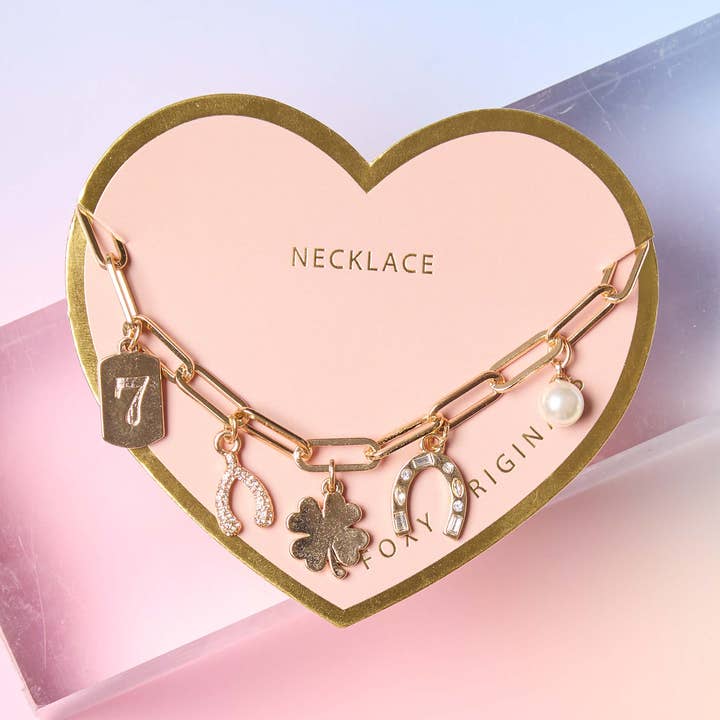 Collana Portafortuna | Ferro di cavallo, Quadrifoglio, Ferro di cavallo per la vendita all'ingrosso da parte di Foxy Originals