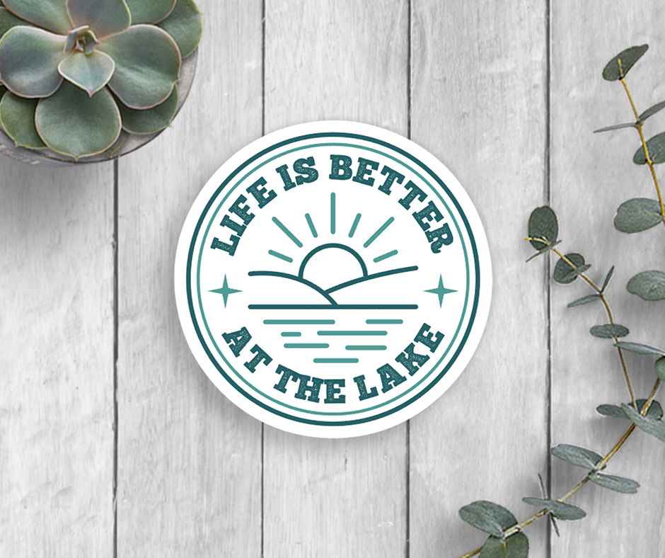 Expression Design Co - Wholesale Sticker - Lake Life Vinyl Sticker0
