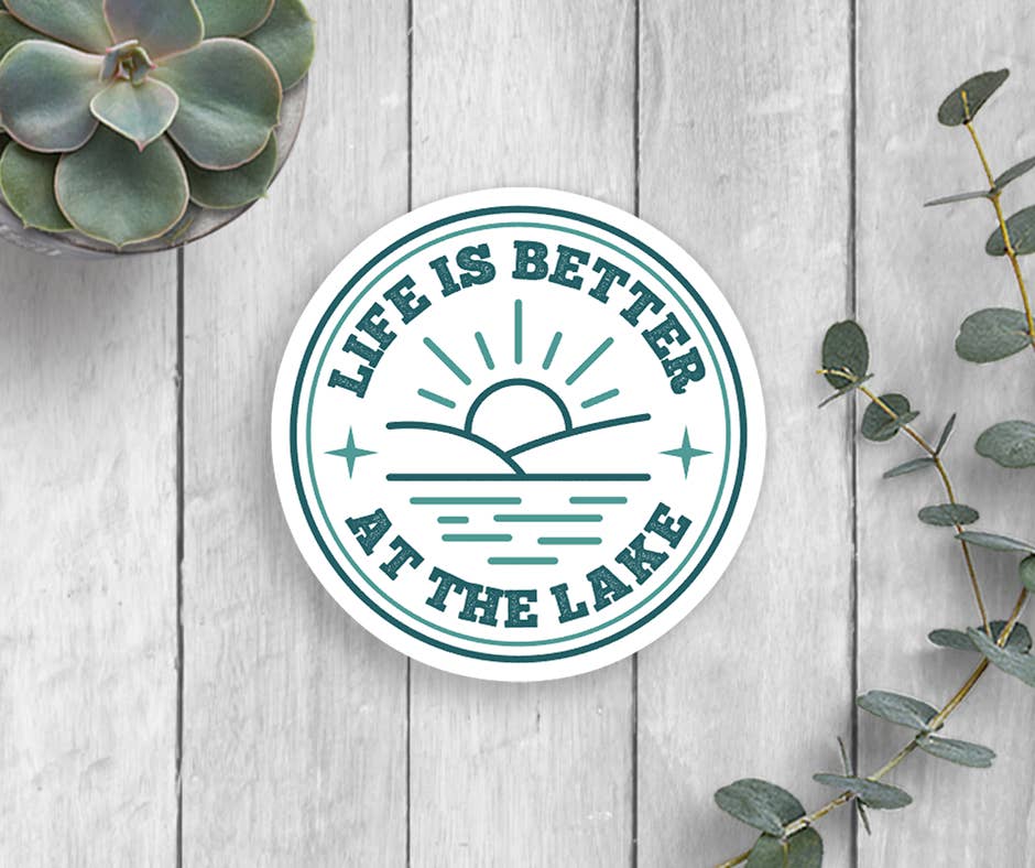 Expression Design Co - Wholesale Sticker - Lake Life Vinyl Sticker