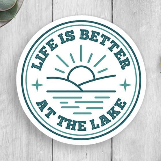 Lake Life Vinylaufkleber für den Großhandel von Expression Design Co