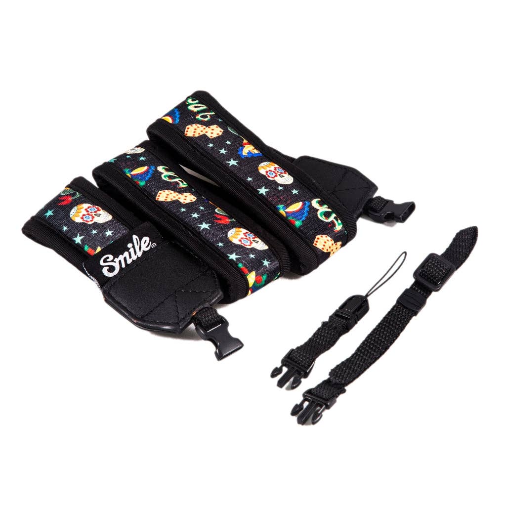 Smile - Wholesale Camera Strap - HANG UP! Strap for all types of Camera, SLR, DSLR, Mirrorless BLACK Tattoos PIN UP7