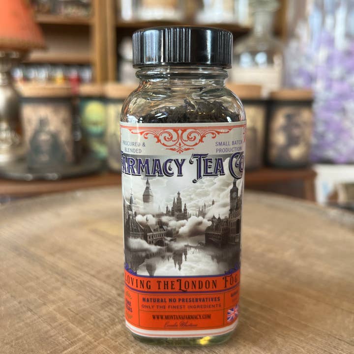 Montana Farmacy – Engroshandel Løs te – Elsker London Fog Earl Grey Rainy Day British Blend Tea