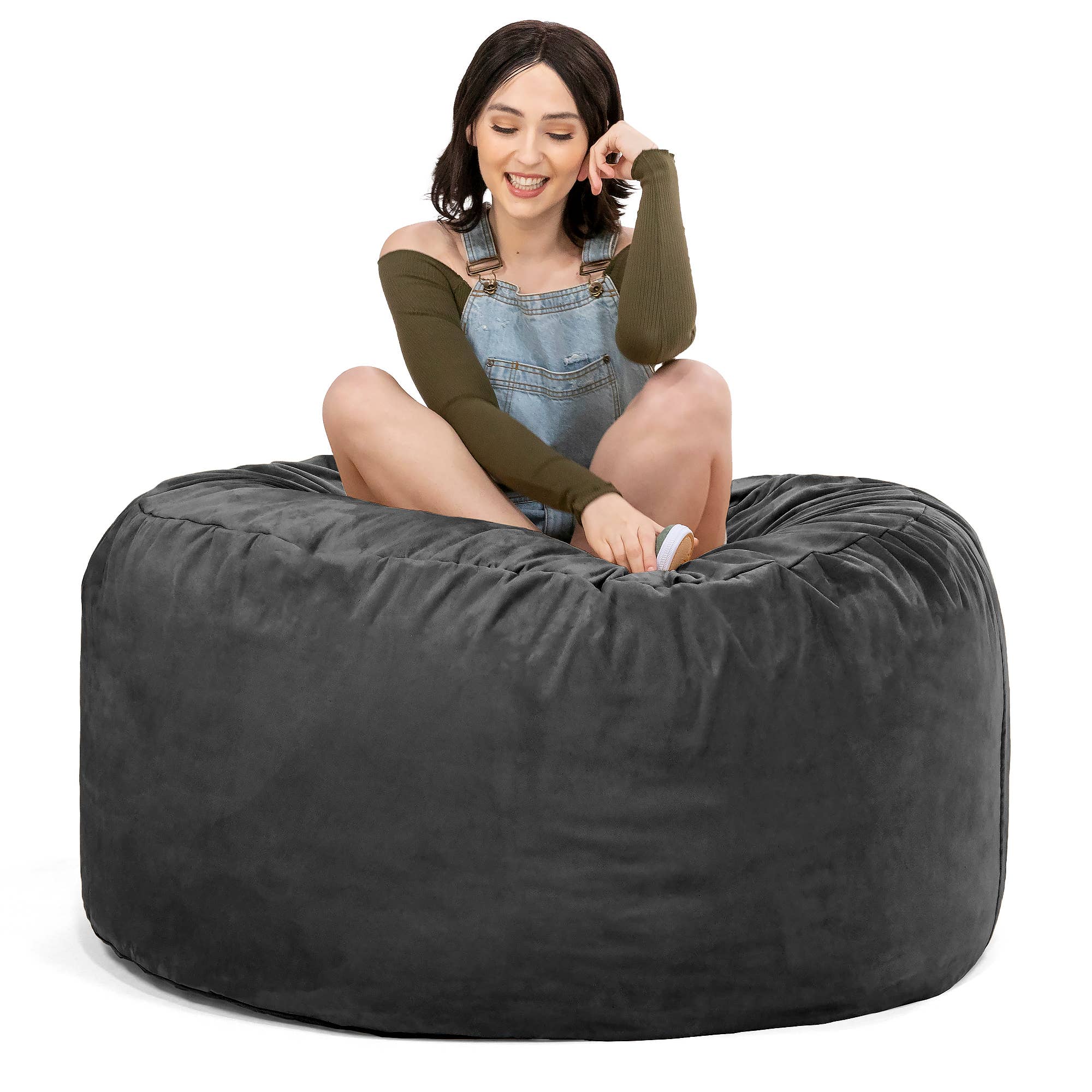 LuvU - Wholesale Chair - Jaxx Saxx 4 Foot Round Bean Bag w/ Removable Cover16