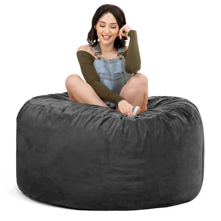 LuvU - Wholesale Chair - Jaxx Saxx 4 Foot Round Bean Bag w/ Removable Cover16