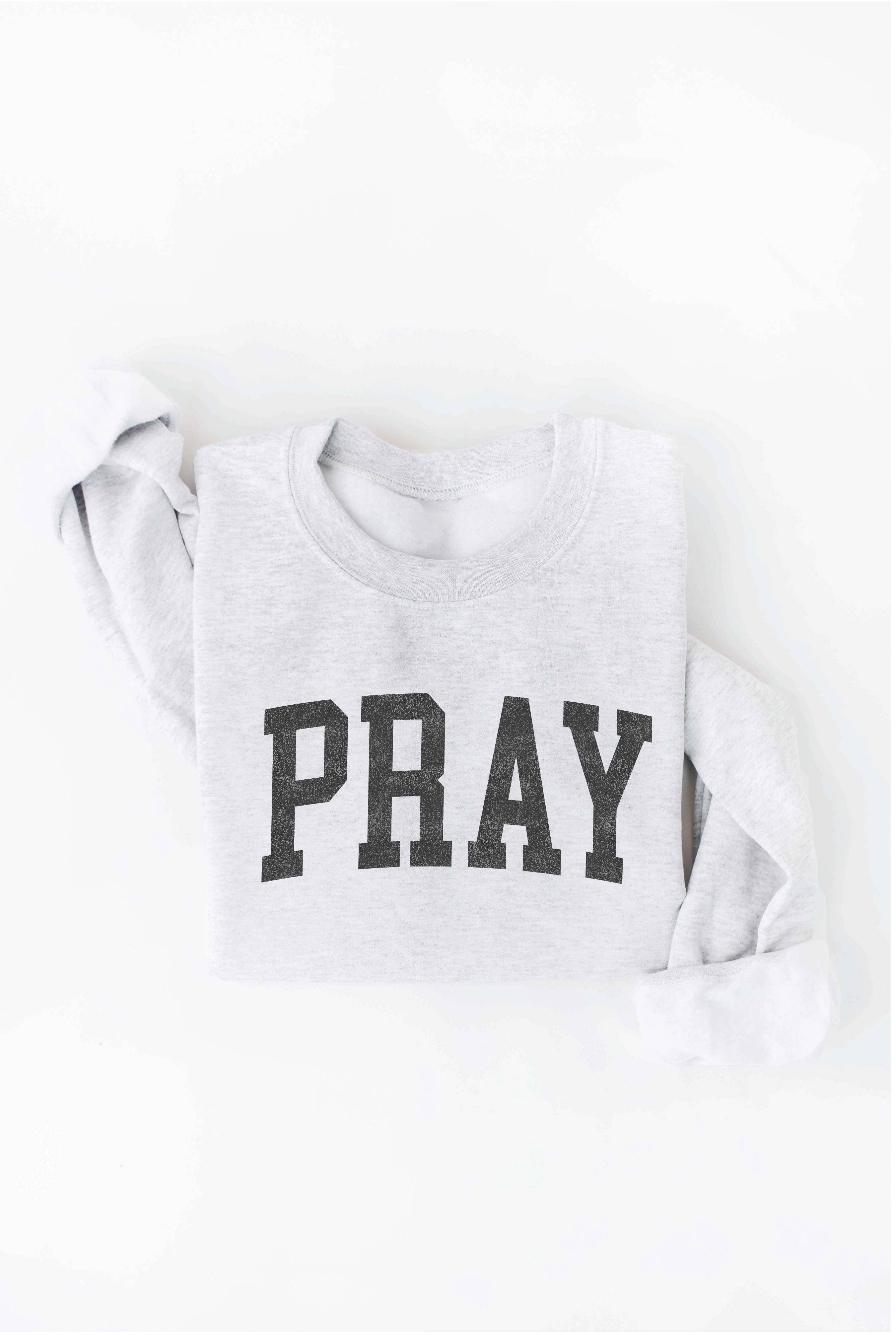 OAT COLLECTIVE - Wholesale Graphic Sweatshirt - Women's - PRAY  Graphic Sweatshirt14