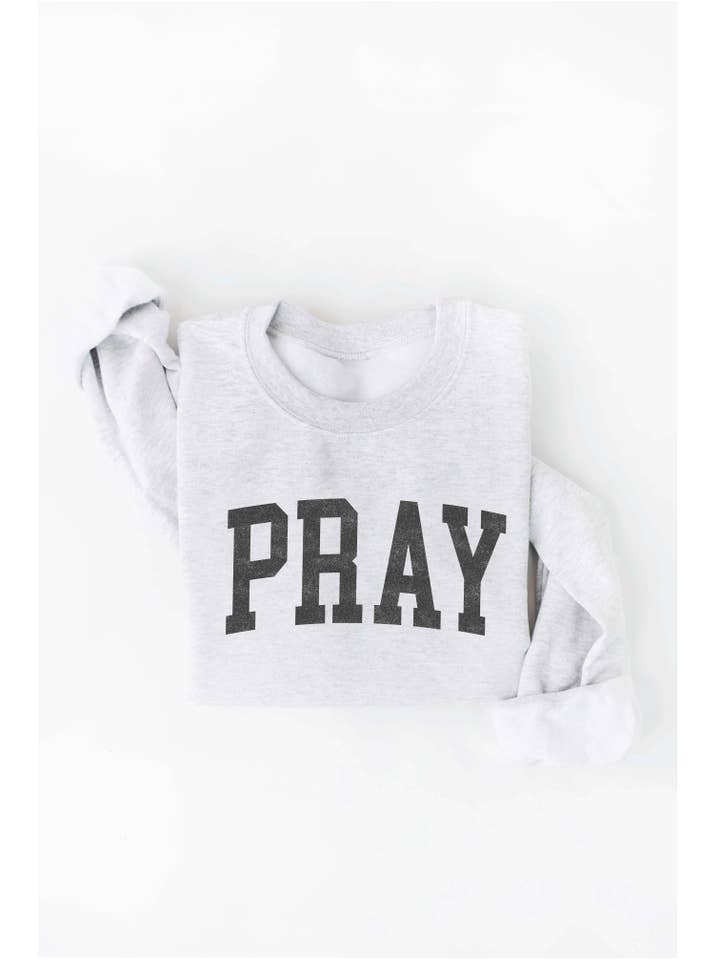 OAT COLLECTIVE - Wholesale Graphic Sweatshirt - Women's - PRAY Graphic Sweatshirt14