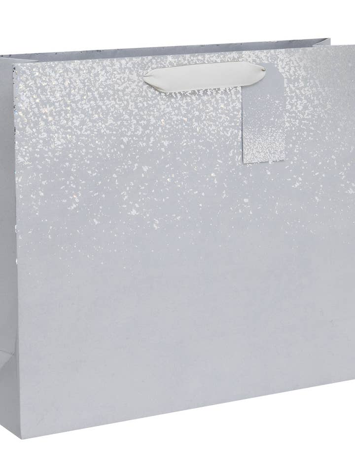 Ballyhoo Shimmer Silver XL Landscape Bag for wholesale by Ballyhoo