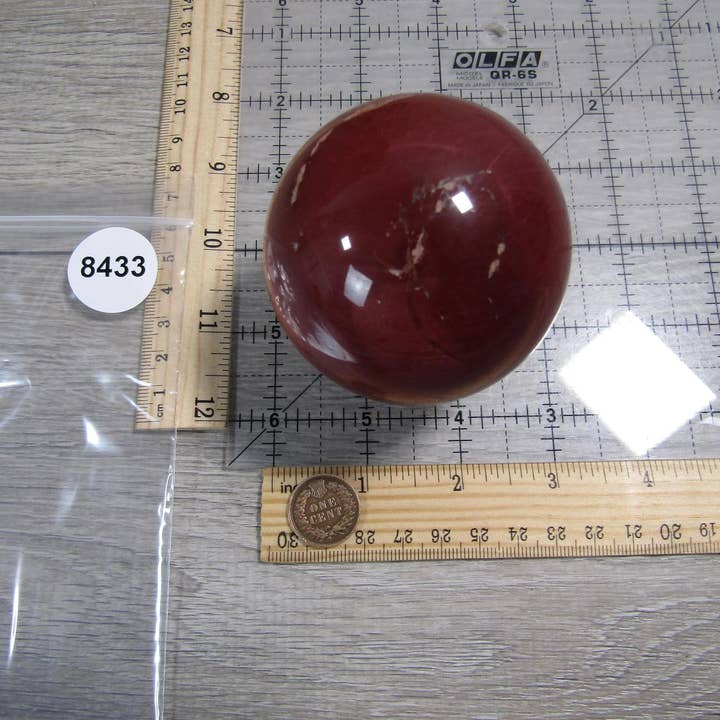 Keystone Crystals - Wholesale Spiritual Stone/Crystal - Large Mookaite Jasper Sphere for Display – Crystal Decor5