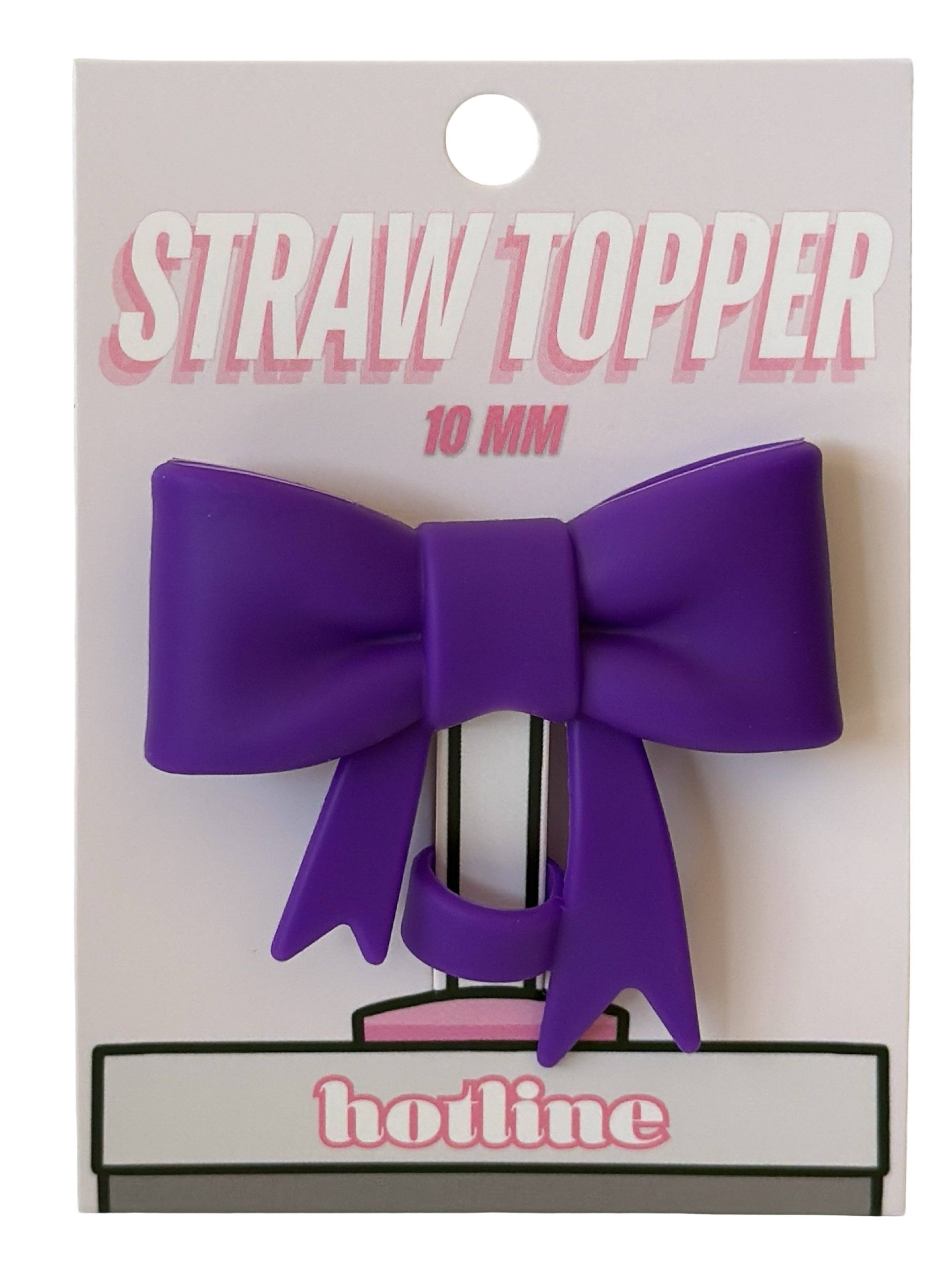 Shop Hotline - Wholesale Drink Topper - Large Bow Straw Toppers10