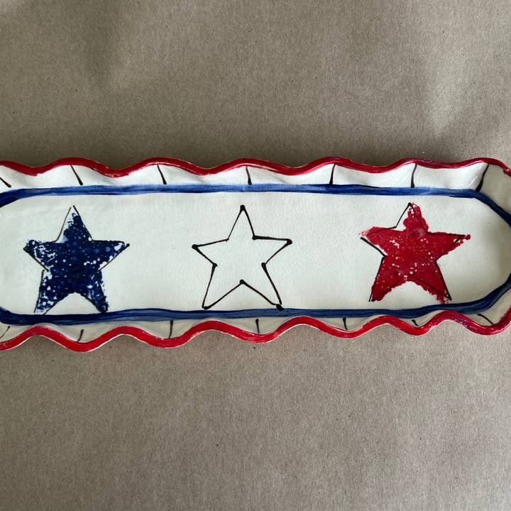 Cracker Tray - (2025 Patriotic Line) for wholesale by Heartfelt Traditions