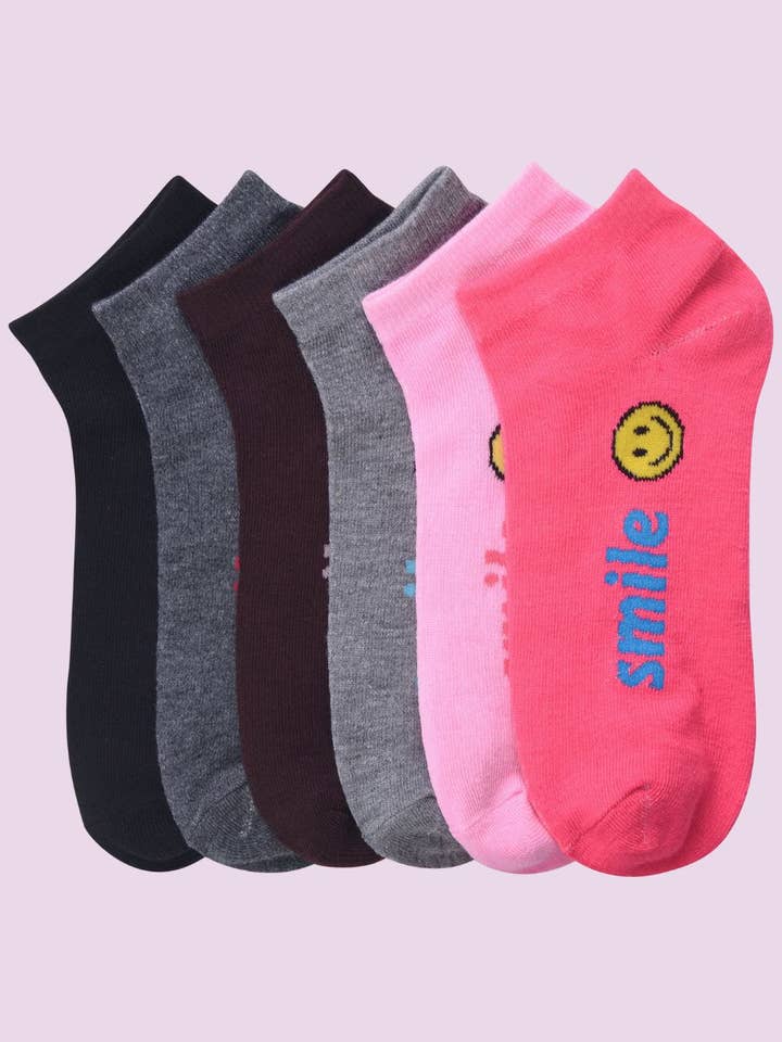 Dames Sokken | Glimlach voor wholesale door Amerikan Basics