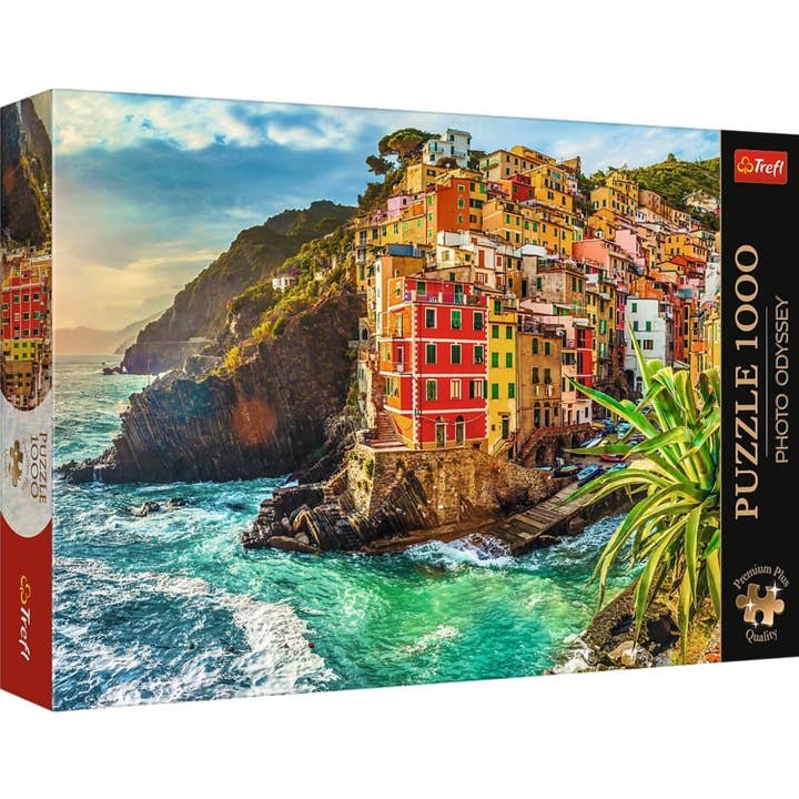 Trefl Premium Plus 1000pc Puzzle - Town of Riomaggiore for wholesale by Trefl USA