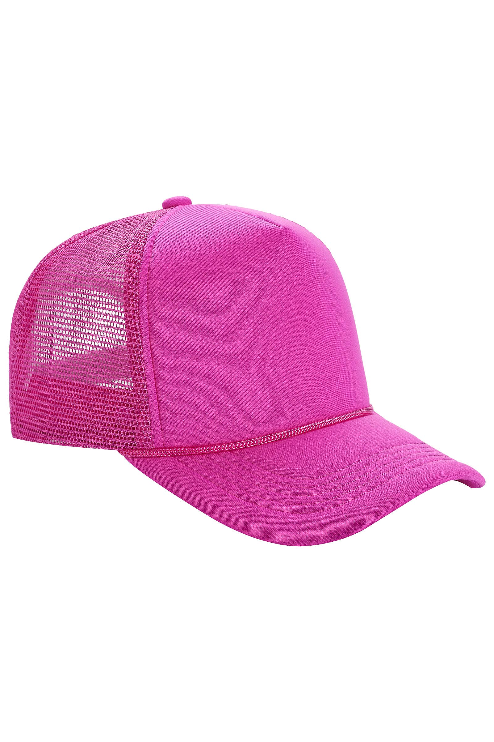 Cap Zone - Wholesale Trucker Hat - Unisex - Solid Five Panel Foam Trucker Hat6