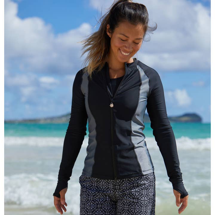 UV Skinz - Wholesale Rashguard - Women’s - Women's Long Sleeve Full Zip Rash Guard11