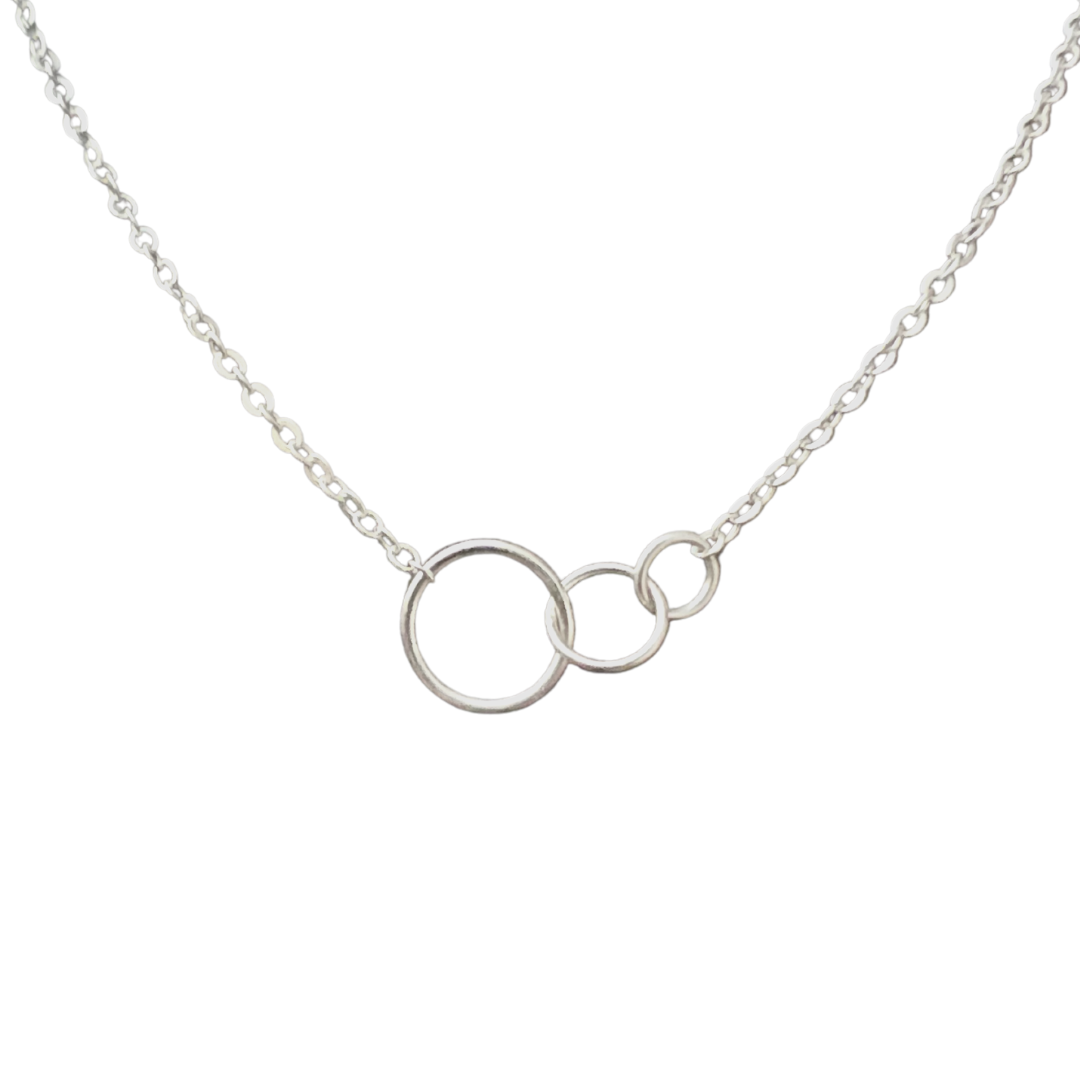 Tumbleweed Shop and Studio LLC - Wholesale Pendant/Charm Necklace - Triple Circle Necklace - 14k Gold, Sterling or Mixed Metal1