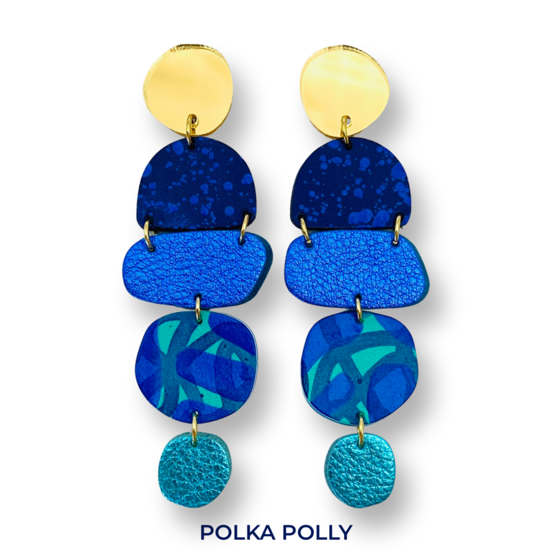 Polka Polly – Brincos de argola por atacado – UPALA Yoga - Oceanna0